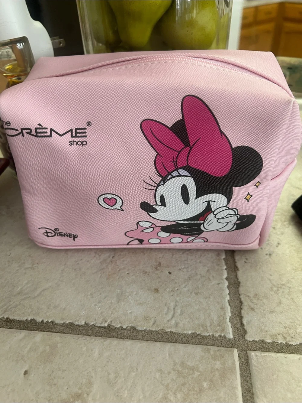 The Crème Shop Disney Pink Mickey Cosmetic Pouch